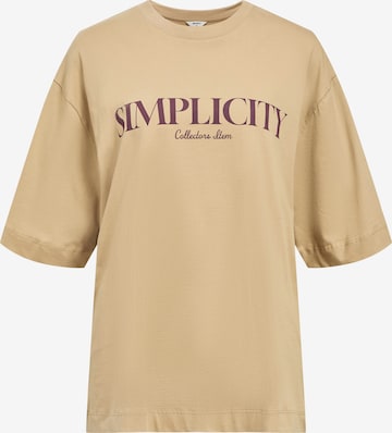 OBJECT T-Shirt 'OBJELISE' in Beige: Vorderseite