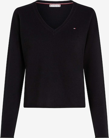 TOMMY HILFIGER Sweater in Black: front