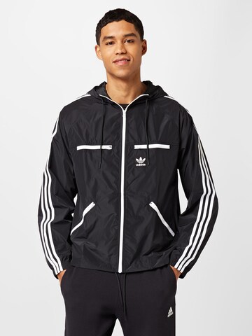 Veste mi-saison 'Adicolor Classics' ADIDAS ORIGINALS en noir : devant