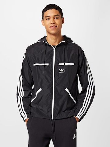 ADIDAS ORIGINALS - Chaqueta de entretiempo 'Adicolor Classics' en negro: frente