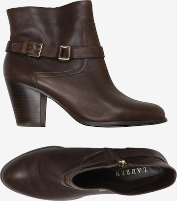 Lauren Ralph Lauren Stiefelette 39,5 in Braun: Vorderseite