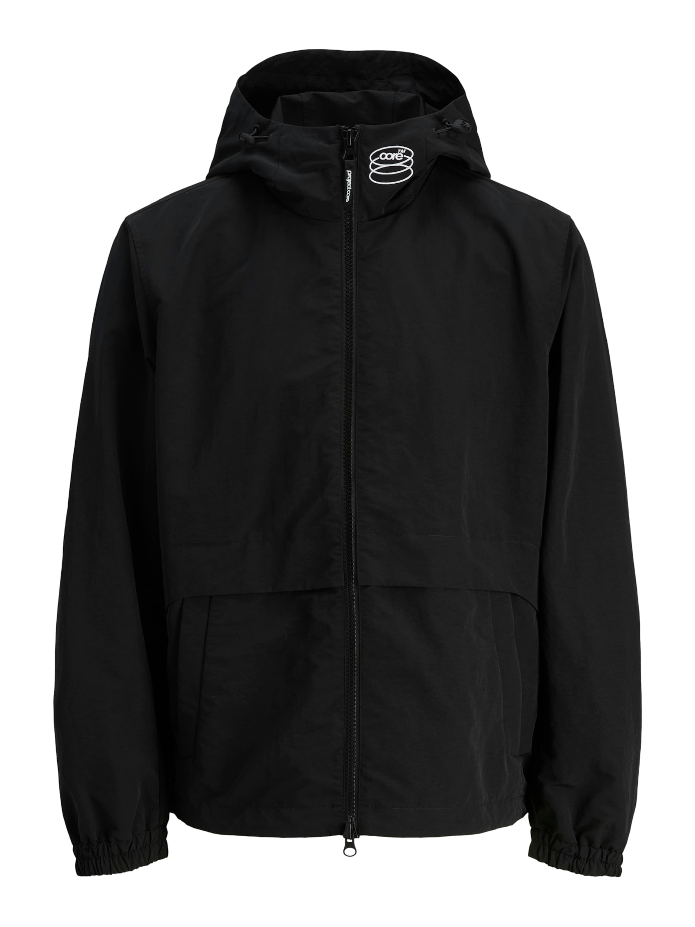 Veste mi-saison 'JCOUnion' JACK & JONES en noir : devant