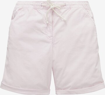 Pantaloni chino di TOM TAILOR in rosa: frontale