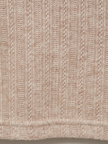 MANGO Pullover 'POINTE' in Braun