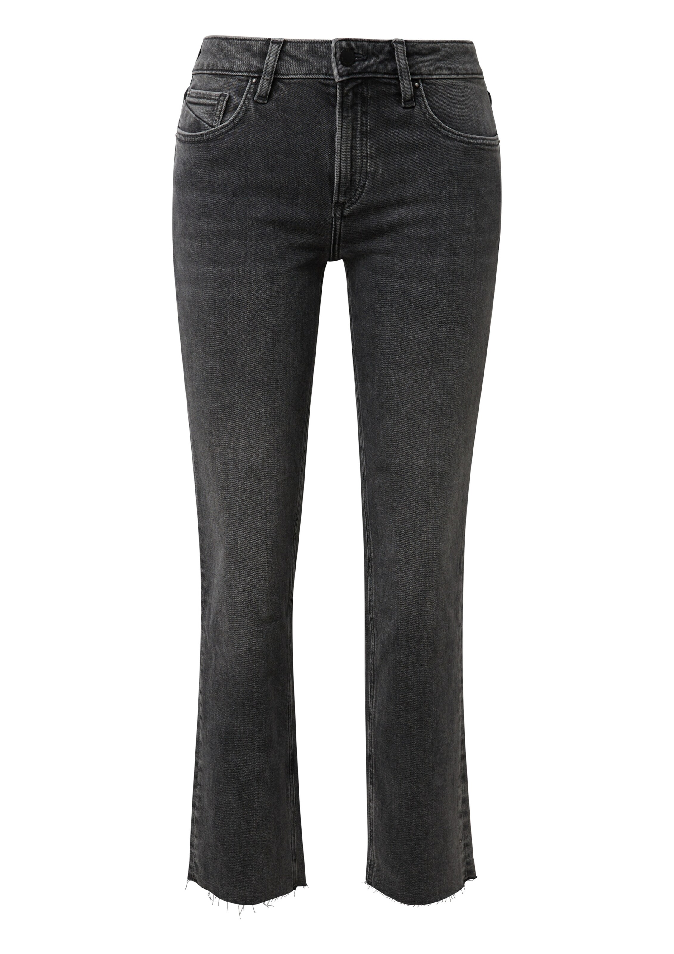 QS Regular Jeans 'Catie' in Grey: front