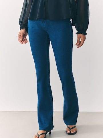 évasé Jeggings Next en bleu : devant