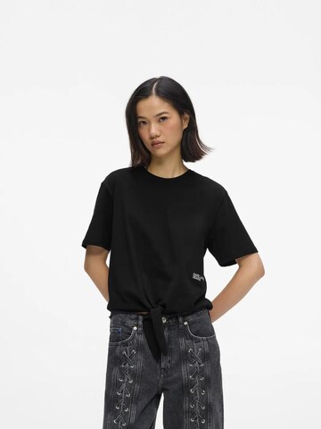 KARL LAGERFELD JEANS - Camiseta en negro: frente