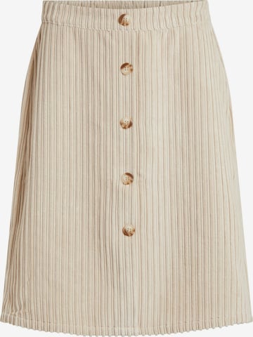 VILA Skirt 'Lock' in Beige: front
