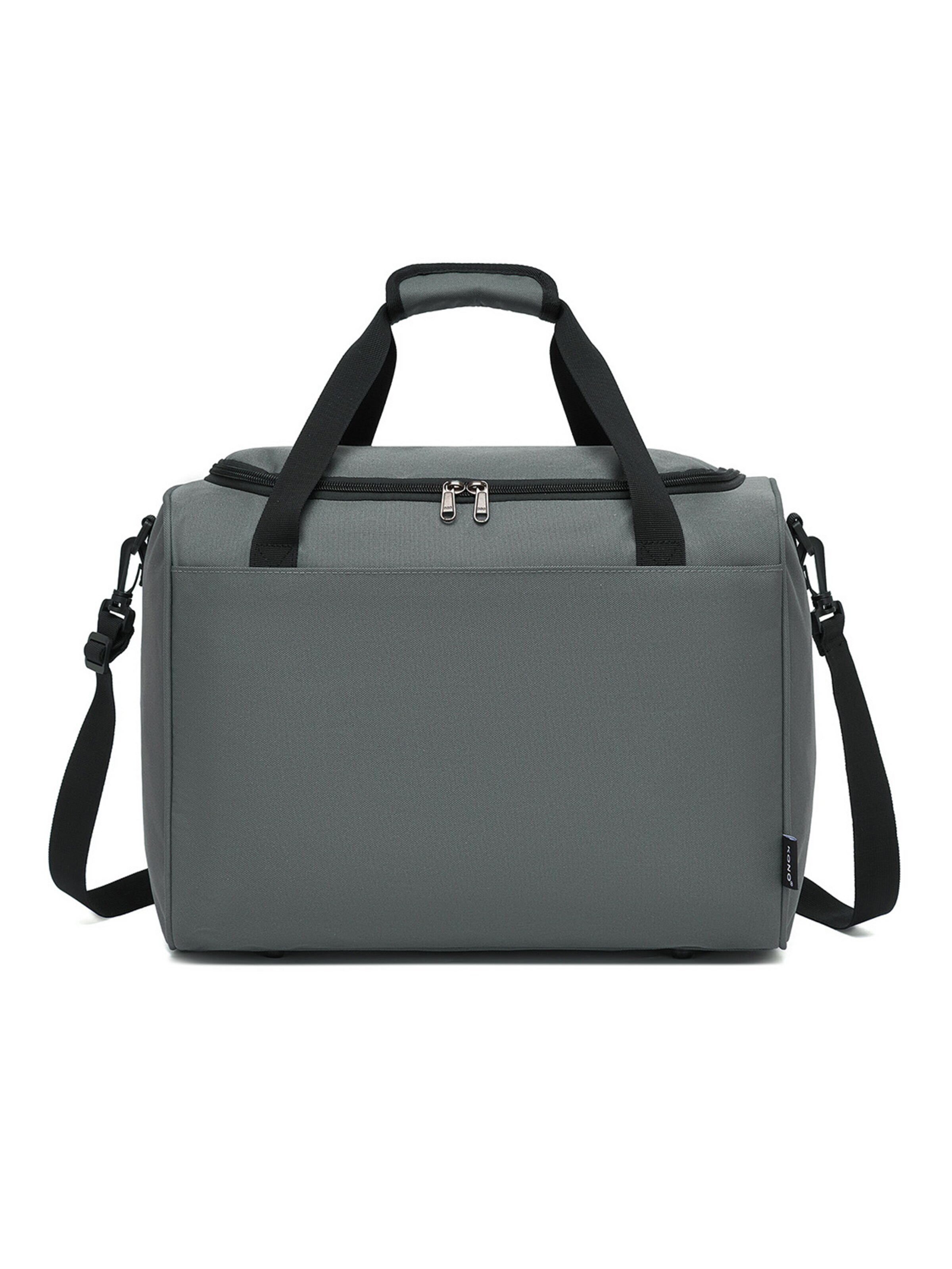 Kono Travel Bag in Grey: front