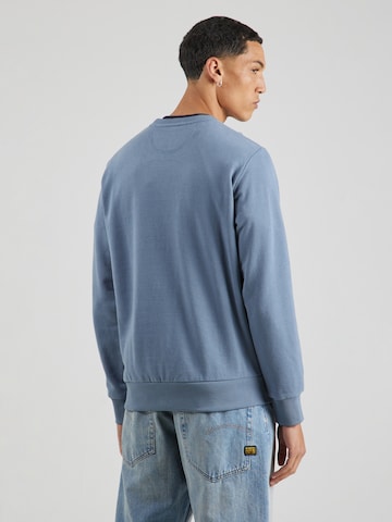 La Martina Μπλούζα φούτερ σε μπλε: πίσω