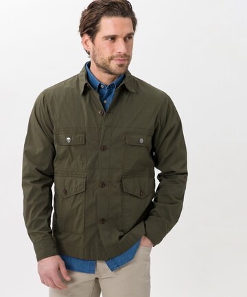 BRAX Between-Season Jacket 'Tom' in Green: front