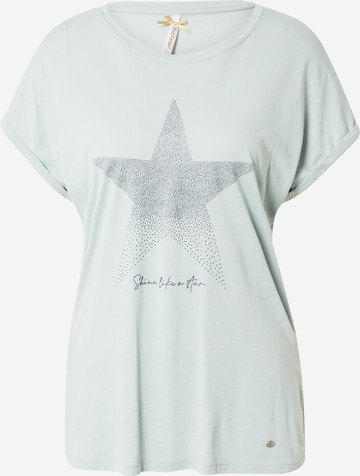 Key Largo T-shirt 'GALAXY' i grön: framsida