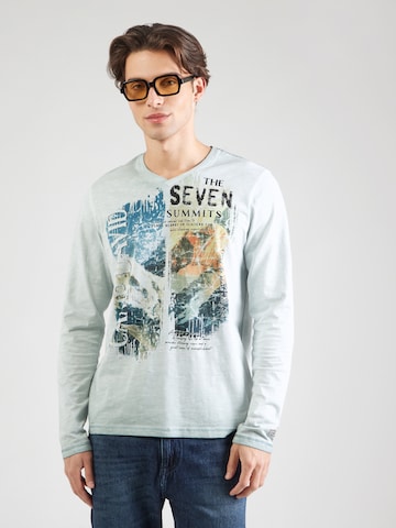 CAMP DAVID Shirt in Blue: front