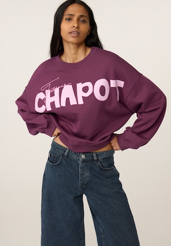 Fabienne Chapot Sweatshirt in Rood: voorkant