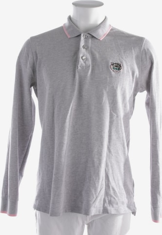 KENZO Freizeithemd / Shirt / Polohemd langarm in S in Grau: front