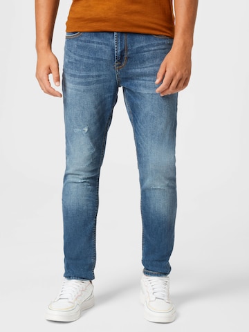 Coupe slim Jean Only & Sons en bleu : devant