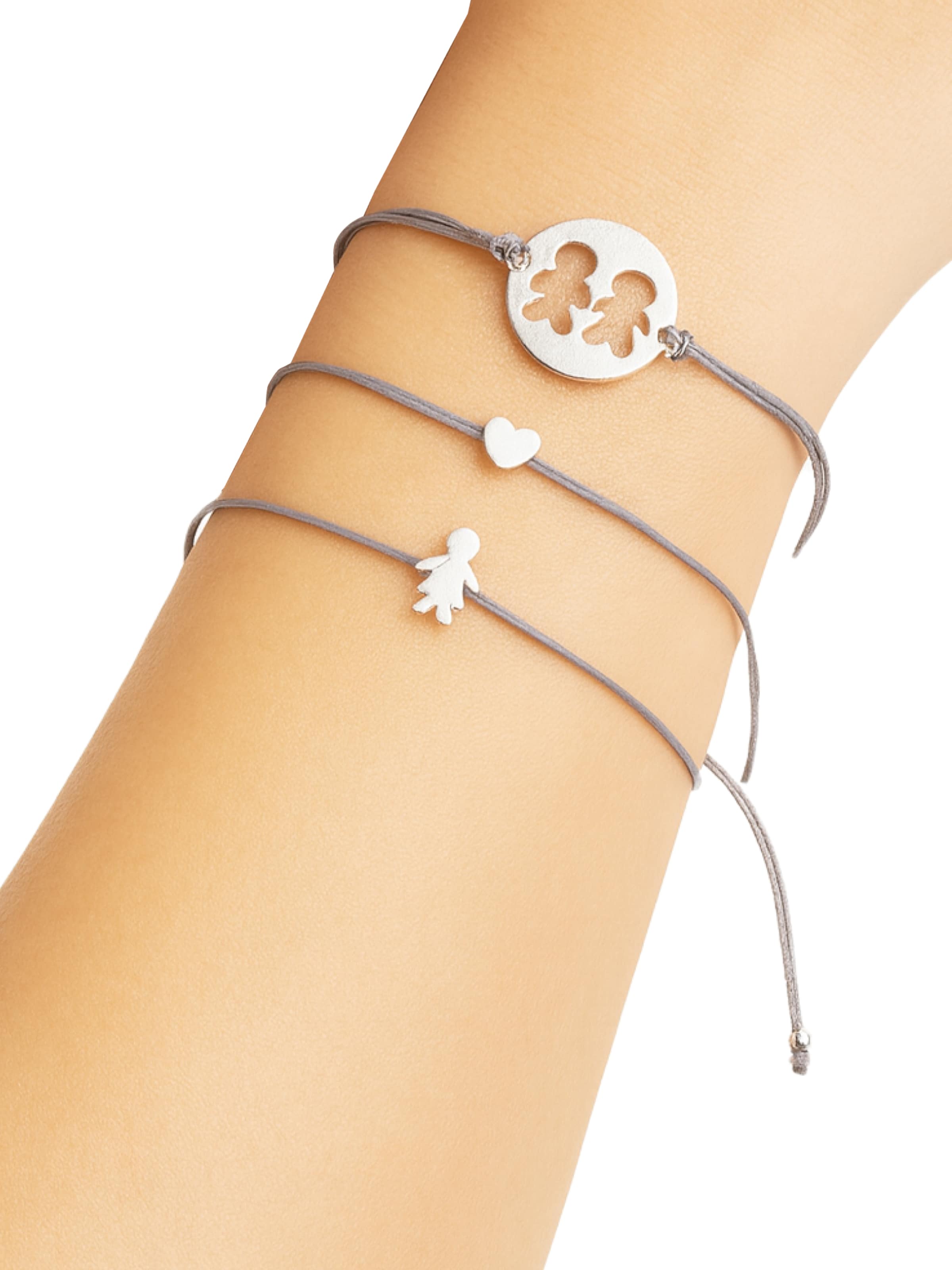 Bracelet So Chic en argent : devant
