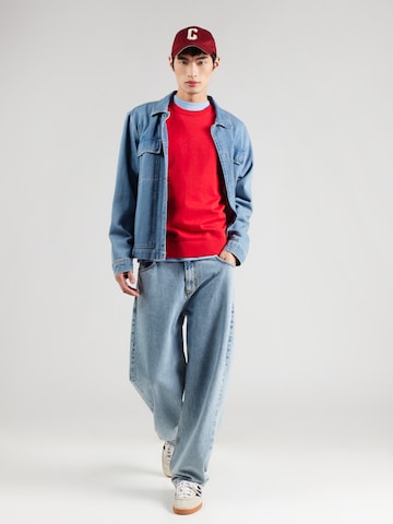 ARMEDANGELS Sweter 'LOUKAA' w kolorze czerwony