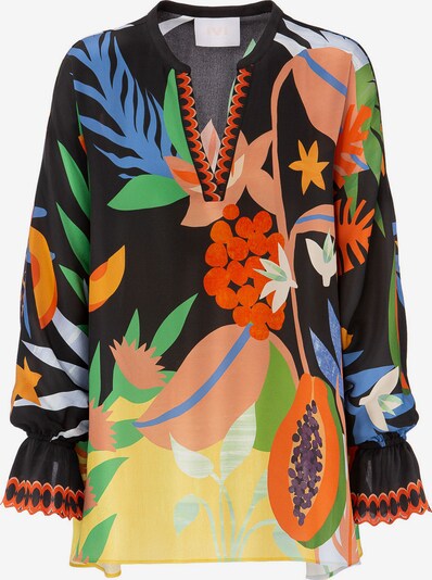 IVI collection Tunika 'PAPAYA' in blau / gelb / grün / rot / schwarz, Produktansicht