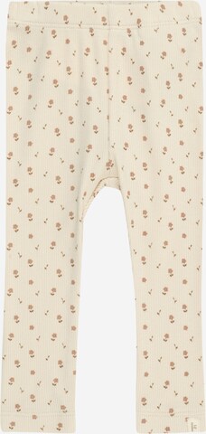 Lil ' Atelier Kids Slimfit Leggings 'GAGO' i beige: forside