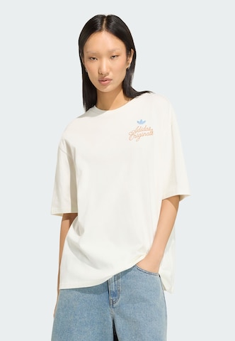 T-shirt 'Summer Glow' ADIDAS ORIGINALS en blanc : devant