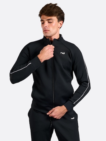 nordicdots - Chaqueta deportiva en negro: frente