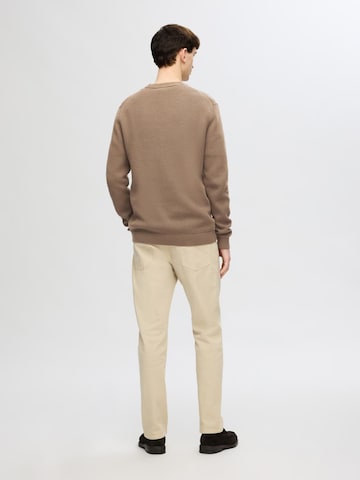 Pullover 'SLHDane' di SELECTED HOMME in marrone
