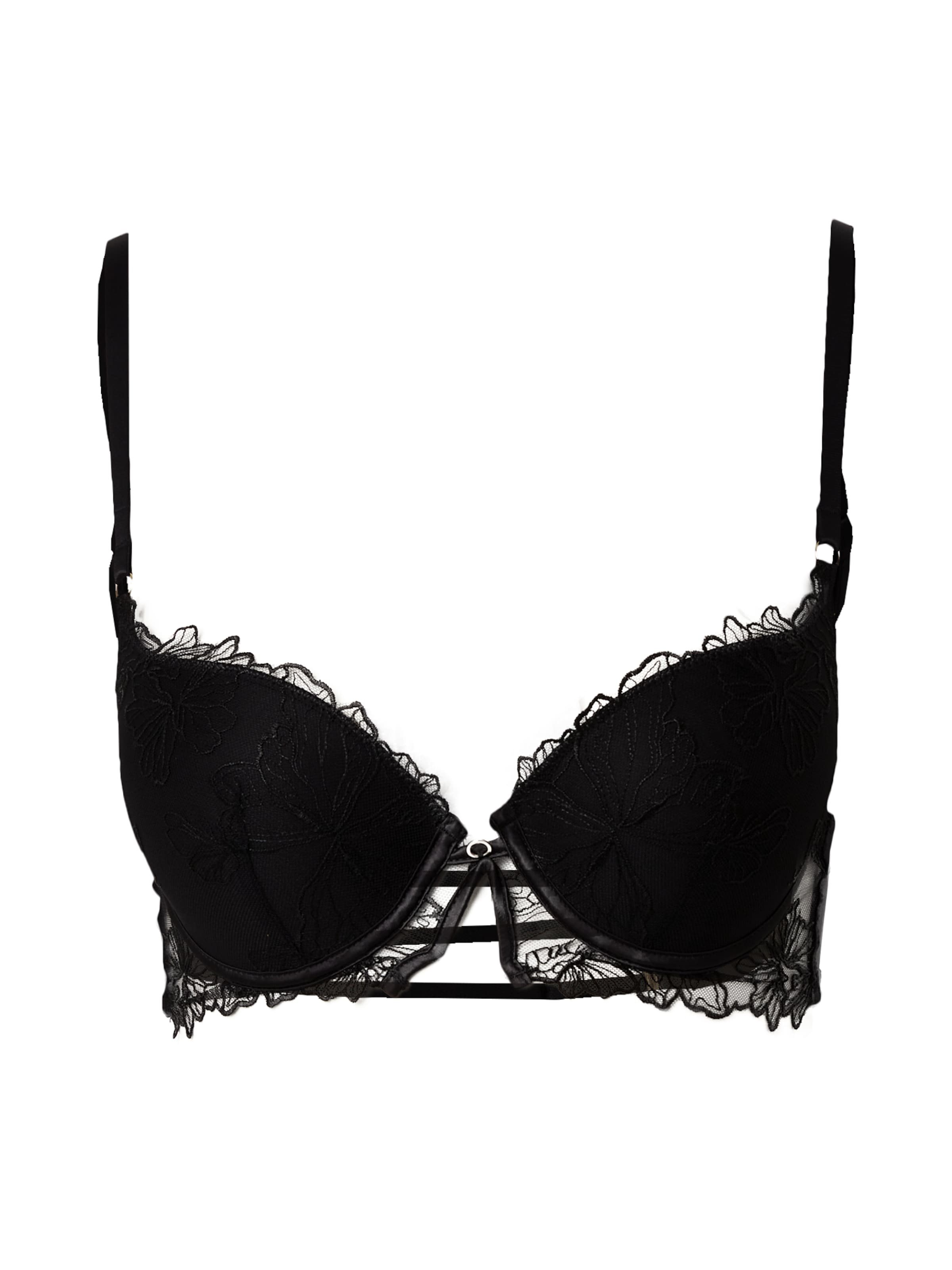 Women' Secret Push-up Podprsenka – černá: přední strana