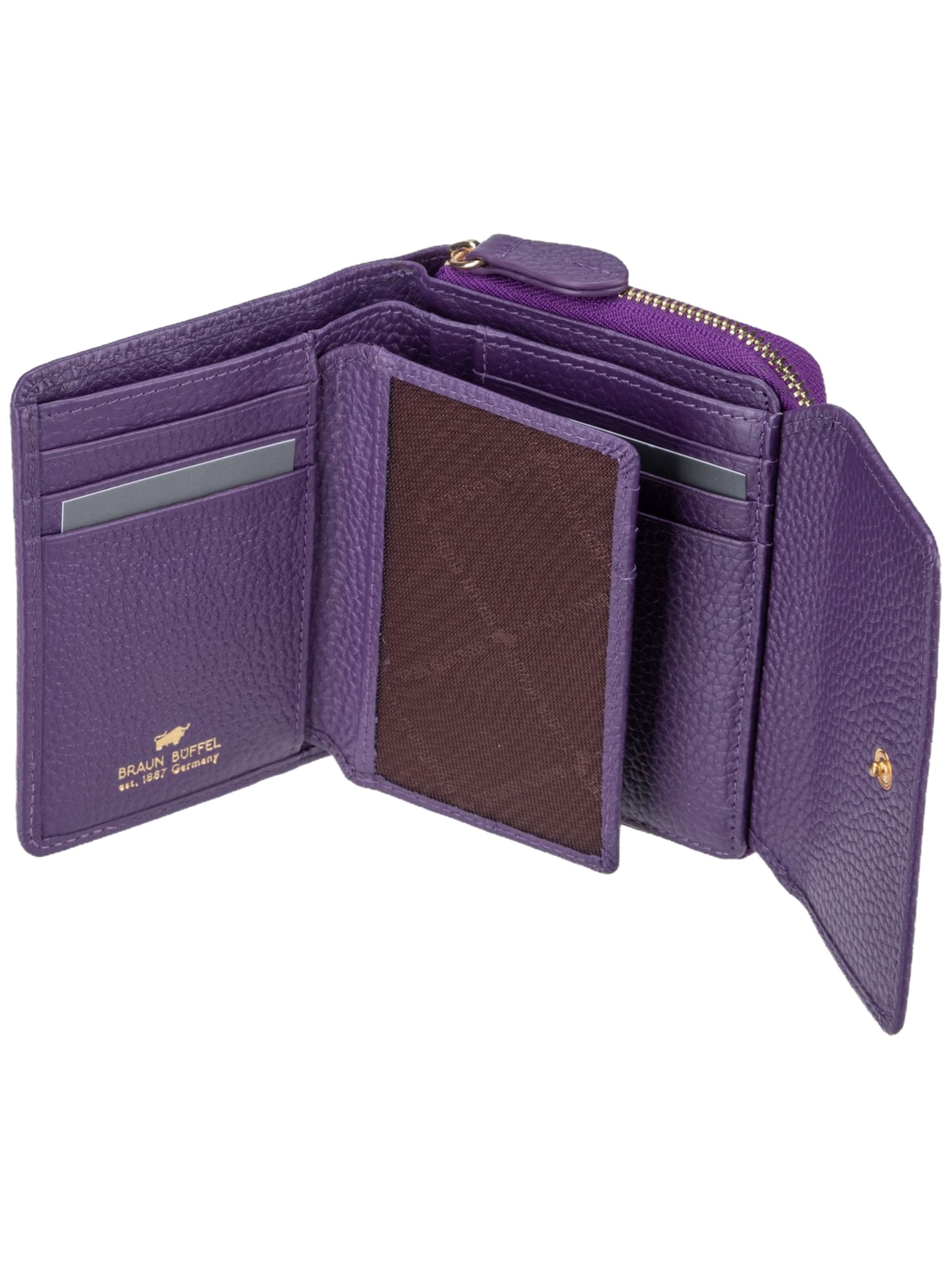 Braun Büffel Wallet ' Asti 50454 RV ' in Purple
