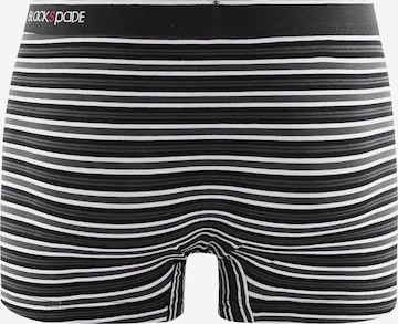 Blackspade Retro Pants ' Stripes ' in Schwarz