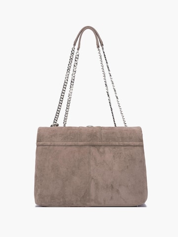 La Carrie Schultertasche in Beige