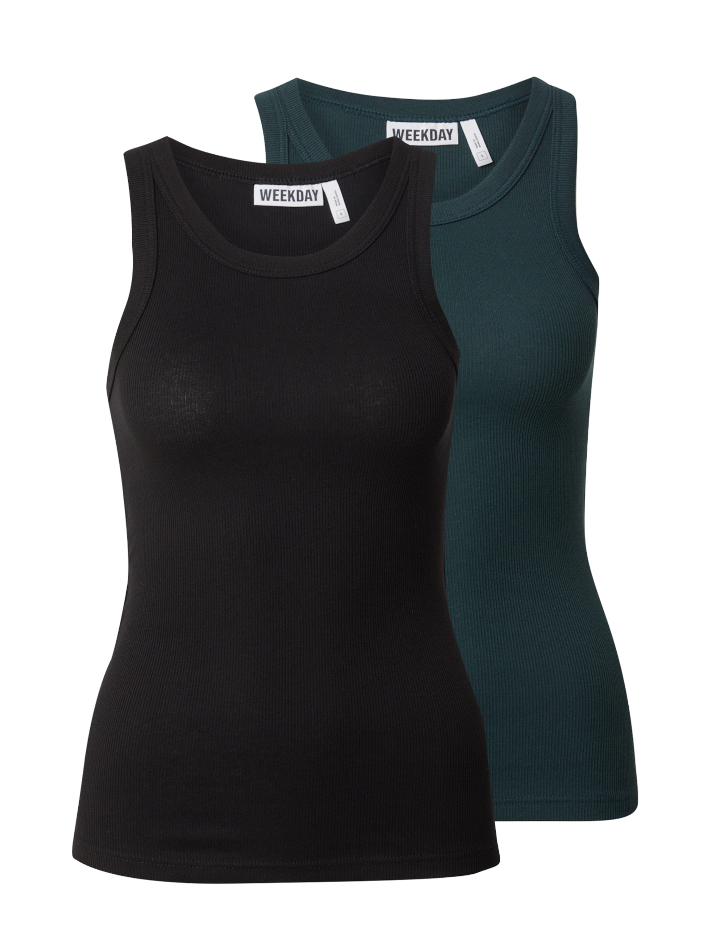 WEEKDAY Top – zelená: přední strana