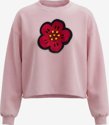 Sweat-shirt MYMO en rose : devant