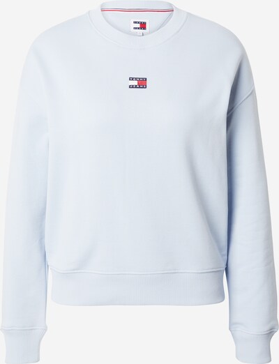 Tommy Jeans Sweatshirt in pastellblau / dunkelblau / rot / weiß, Produktansicht