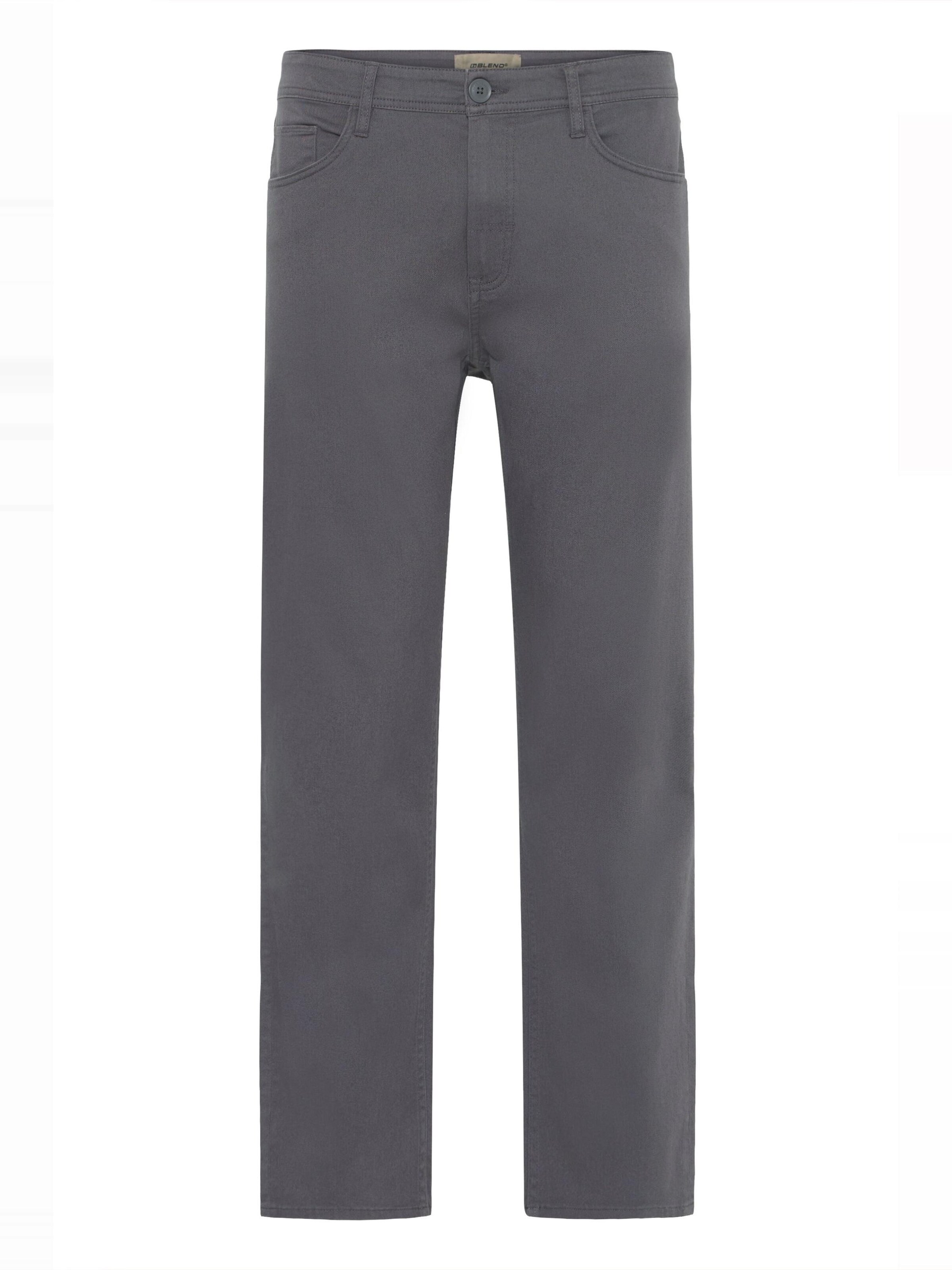 BLEND Chino trousers ' BHTiam ' in Grey: front