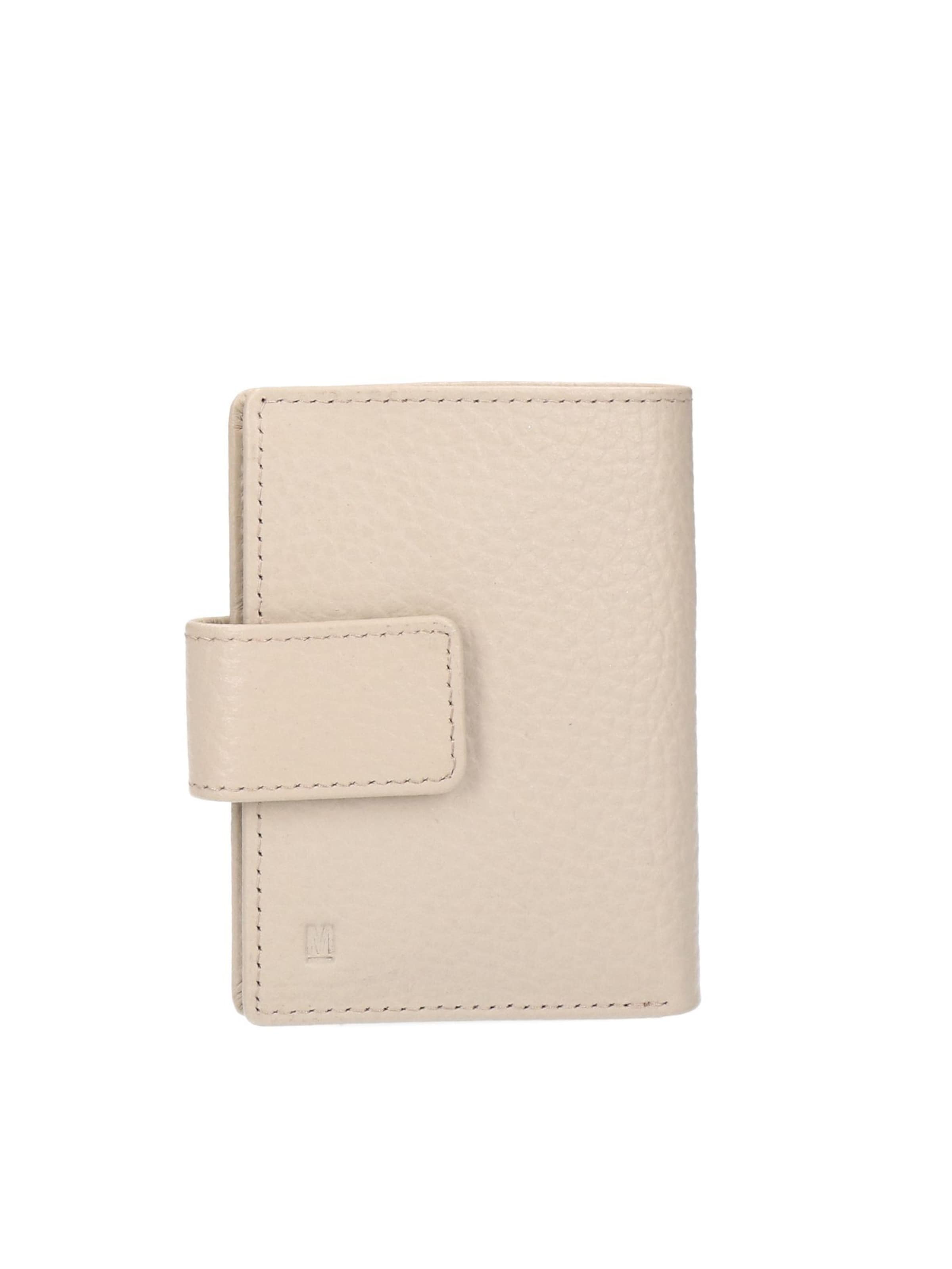 MANFIELD Portemonnee in Beige: voorkant