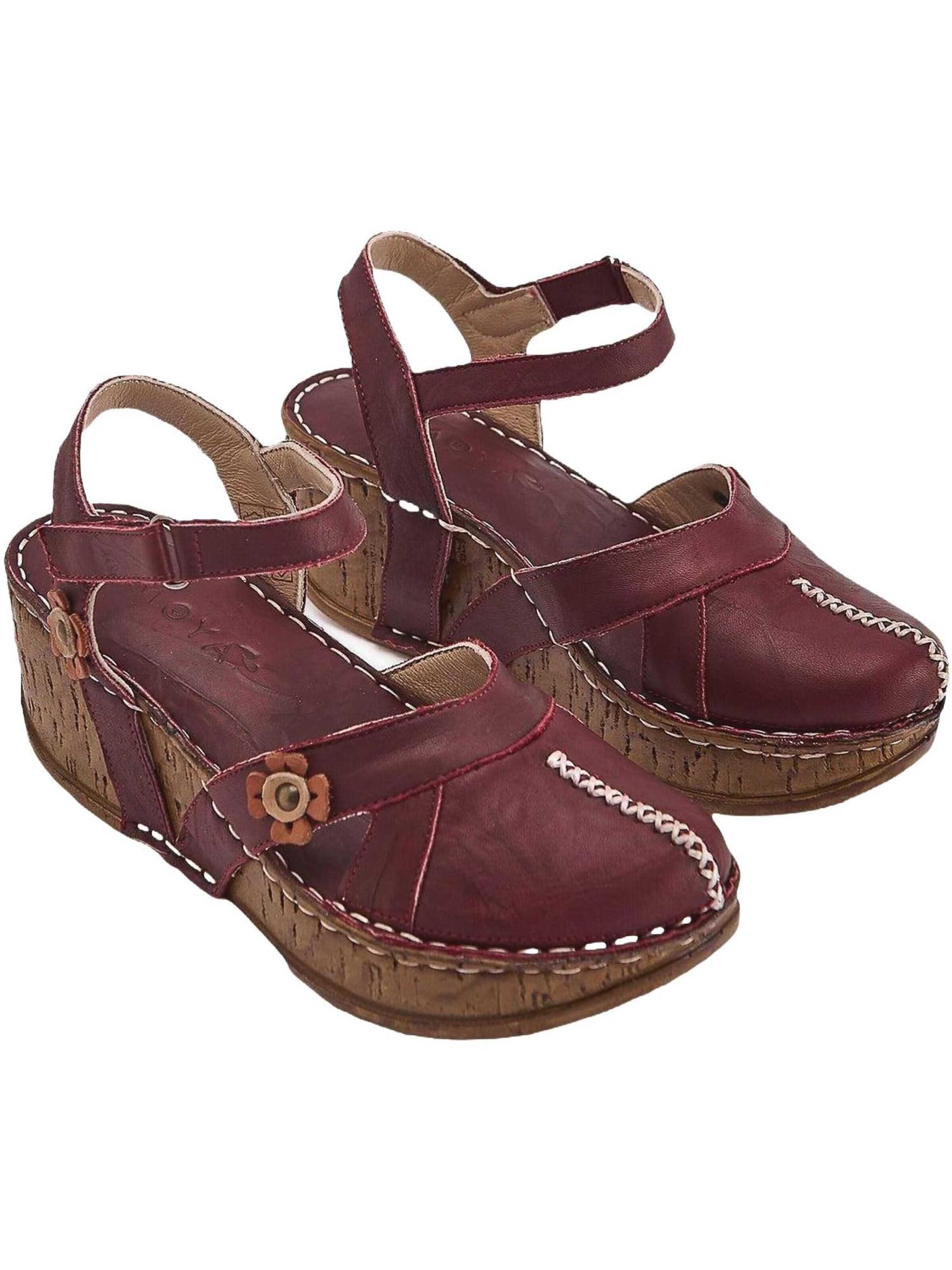 Limoya - Sandalias 'Katlyn' en rojo: frente