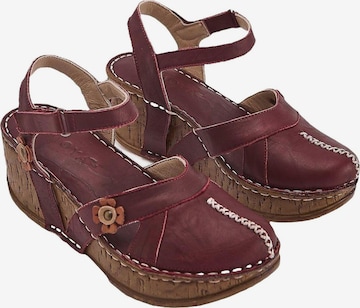 Limoya - Sandalias 'Katlyn' en rojo: frente