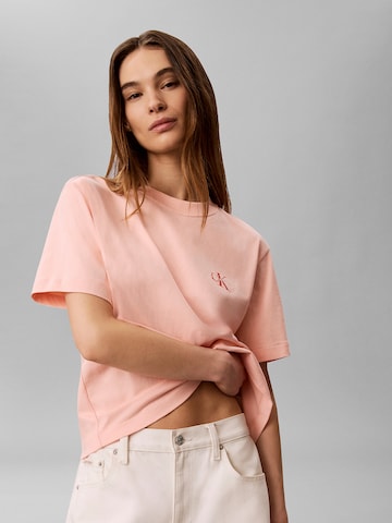 Calvin Klein Jeans Shirt in Roze: voorkant