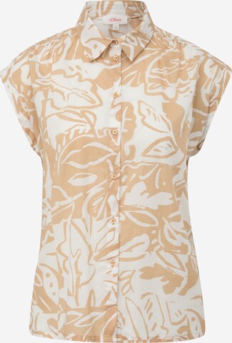 s.Oliver Bluse i beige: forside