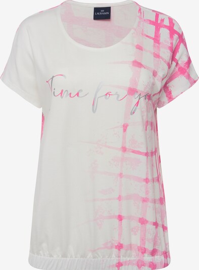 LAURASØN T-shirt en rose clair, Vue avec produit