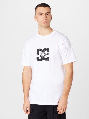 DC Shoes - Camiseta 'SHATTER' en blanco: frente