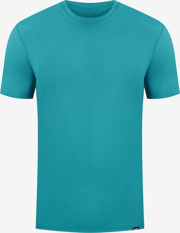 Smilodox T-Shirt Micah Casual Fit in Blau: Vorderseite