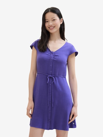 Robe TOM TAILOR DENIM en violet : devant