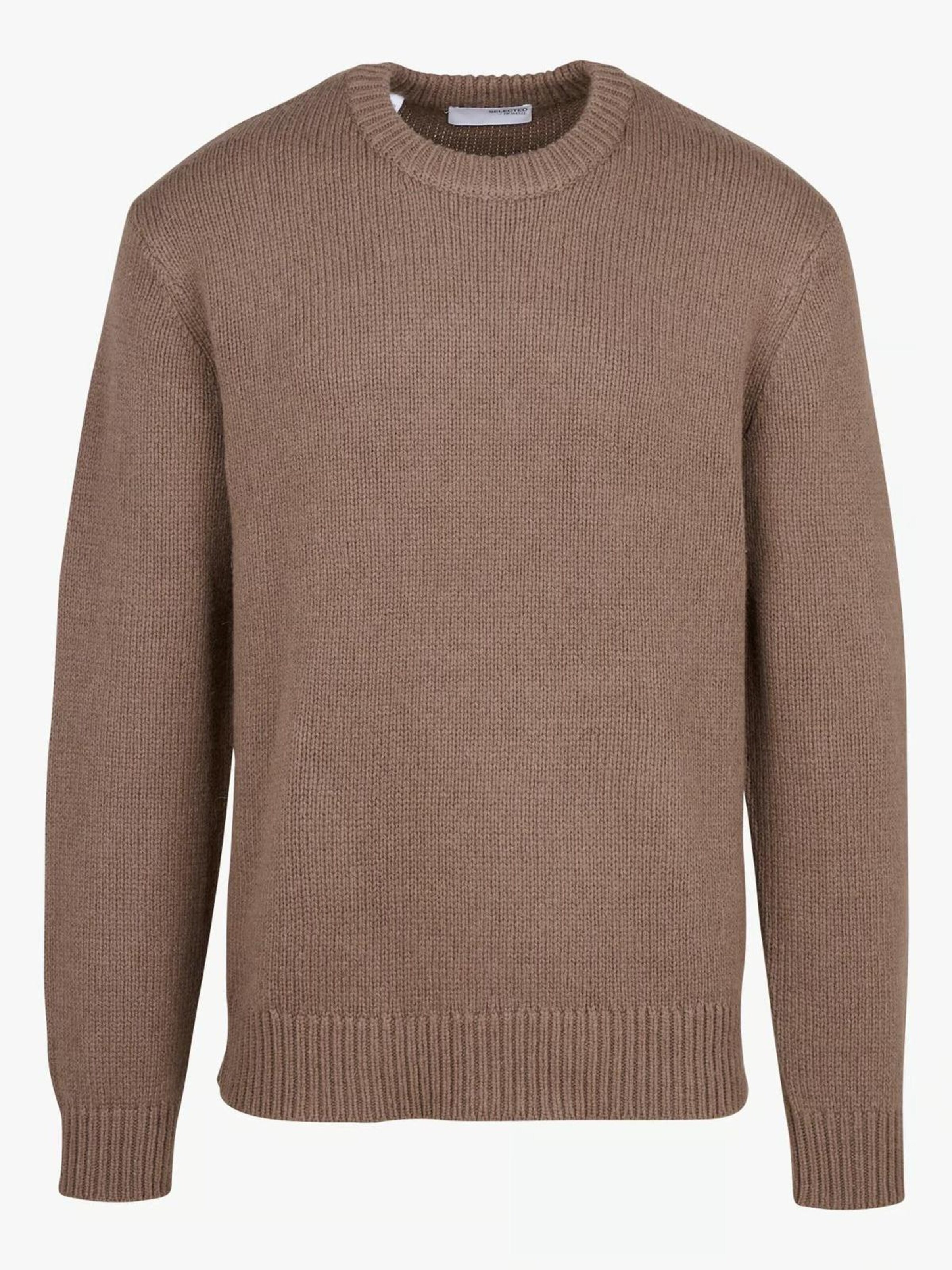 SELECTED Pullover‌‌ in Braun: Vorderseite