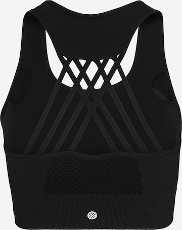 Athlecia Bustier Športni nederček 'Okalia' | črna barva