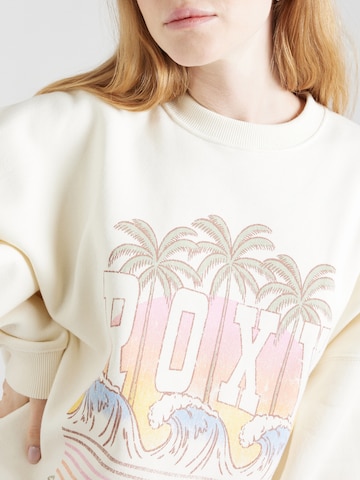 Sweat-shirt 'LNUPOVRSZCRWF' ROXY en beige