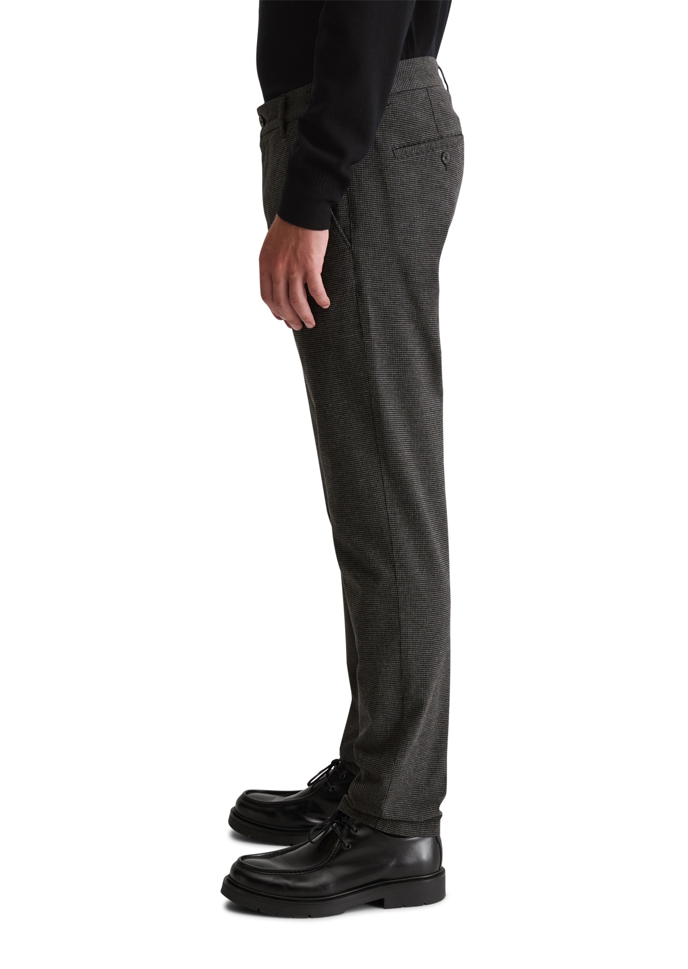 Marc O'Polo Regular Hose 'Stig' in Schwarz