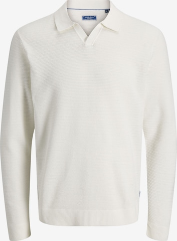 JACK & JONES Pullover 'JPRBLURiley' in Weiß: Vorderseite