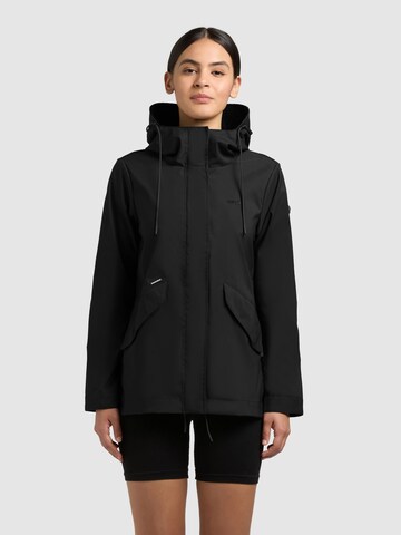 khujo Jacke 'SANG2' in Schwarz: Vorderseite